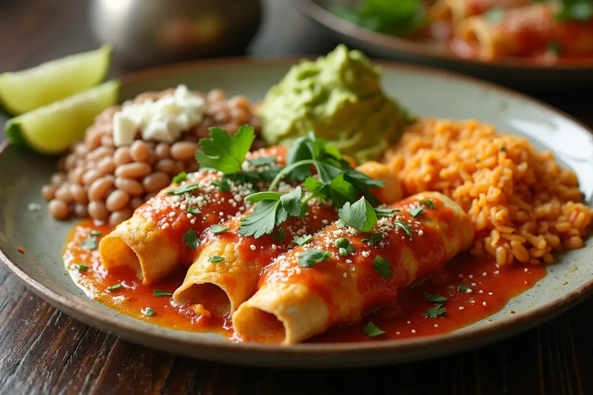 Monterey Chicken Enchiladas (1) Monterey Chicken Enchiladas