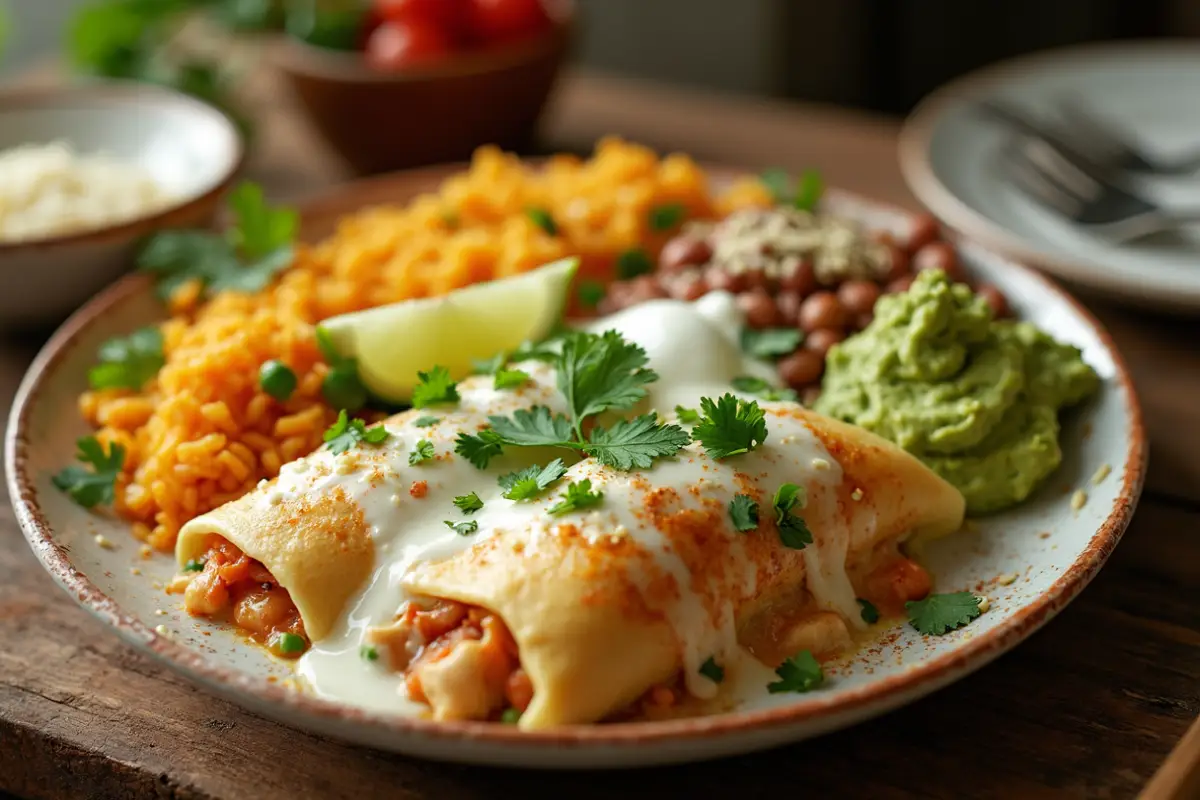 Sour Cream Cream of Chicken Enchiladas 1 Sour Cream Cream of Chicken Enchiladas