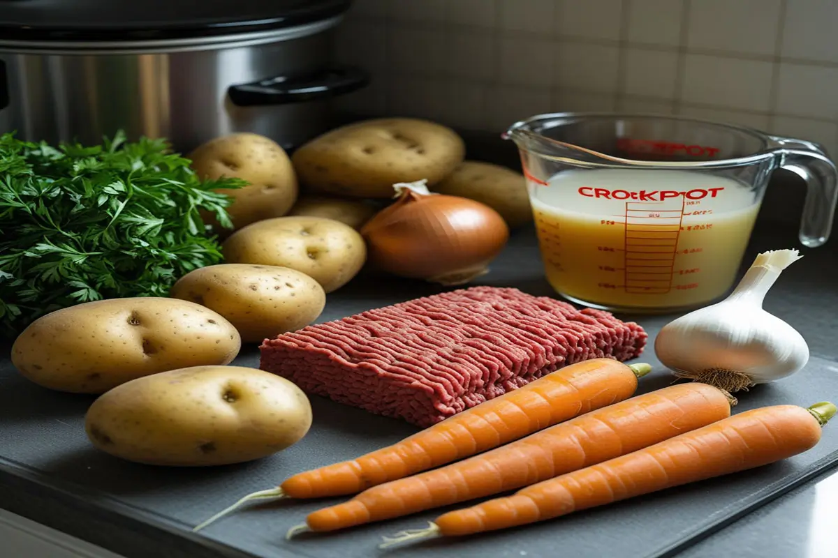 Crockpot-Creamy-Potato-and-Hamburger-Soup-2 Crockpot Creamy Potato and Hamburger Soup