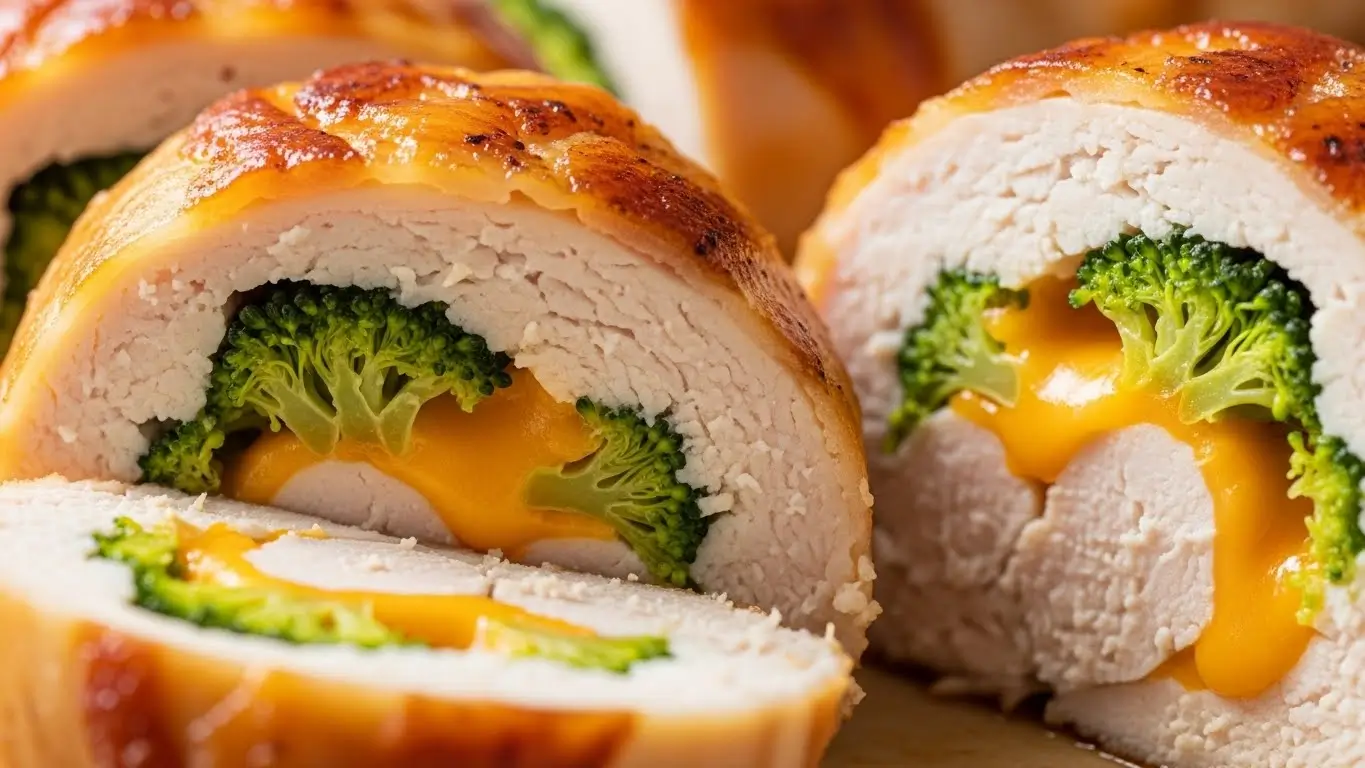 Broccoli Cheddar Stuffed Chicken Breast