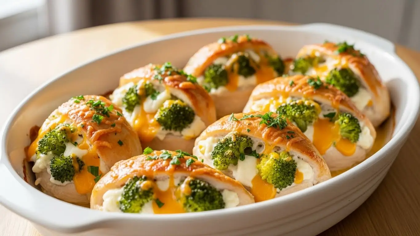 Broccoli Cheddar Stuffed Chicken Breast