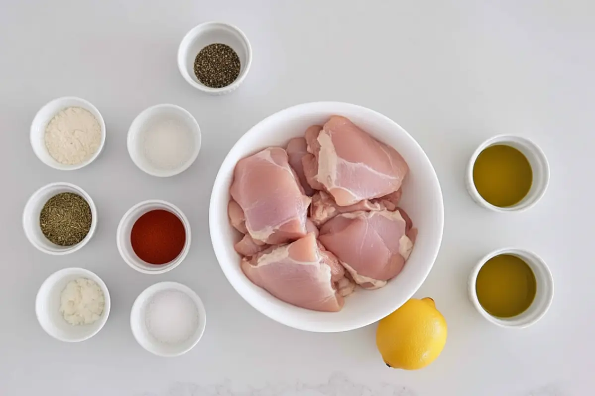 30-min Oven Baked Boneless Skinless Chicken Thighs