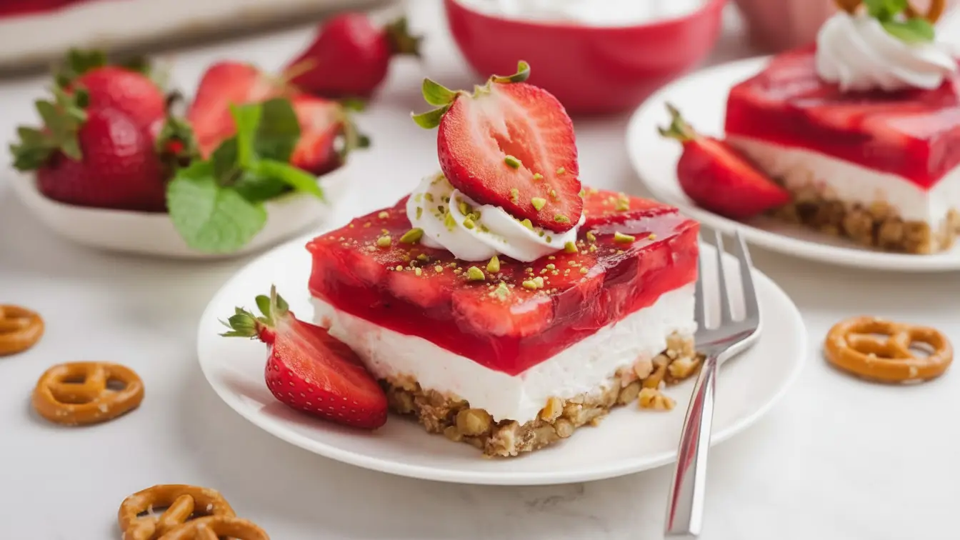 strawberry pretzel salad