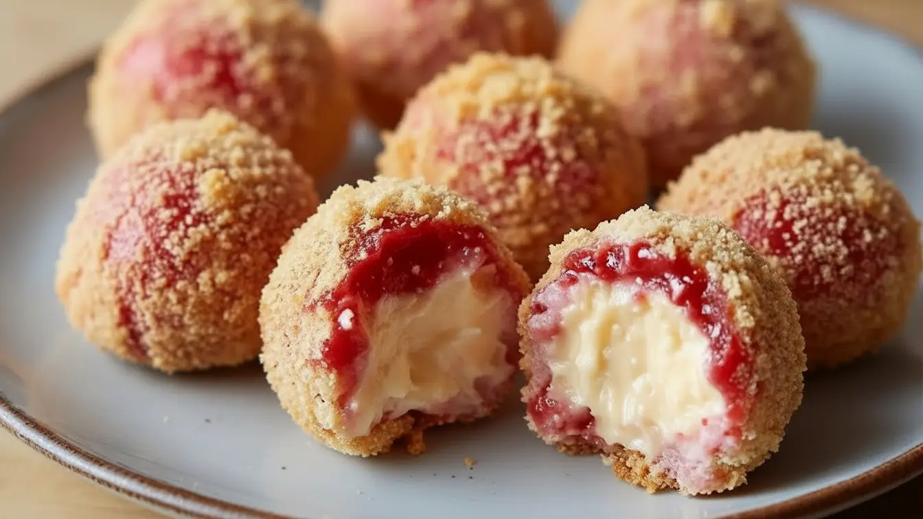 Strawberry Cheesecake Crunch Bites