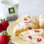 Strawberry Lemon Cream Scones