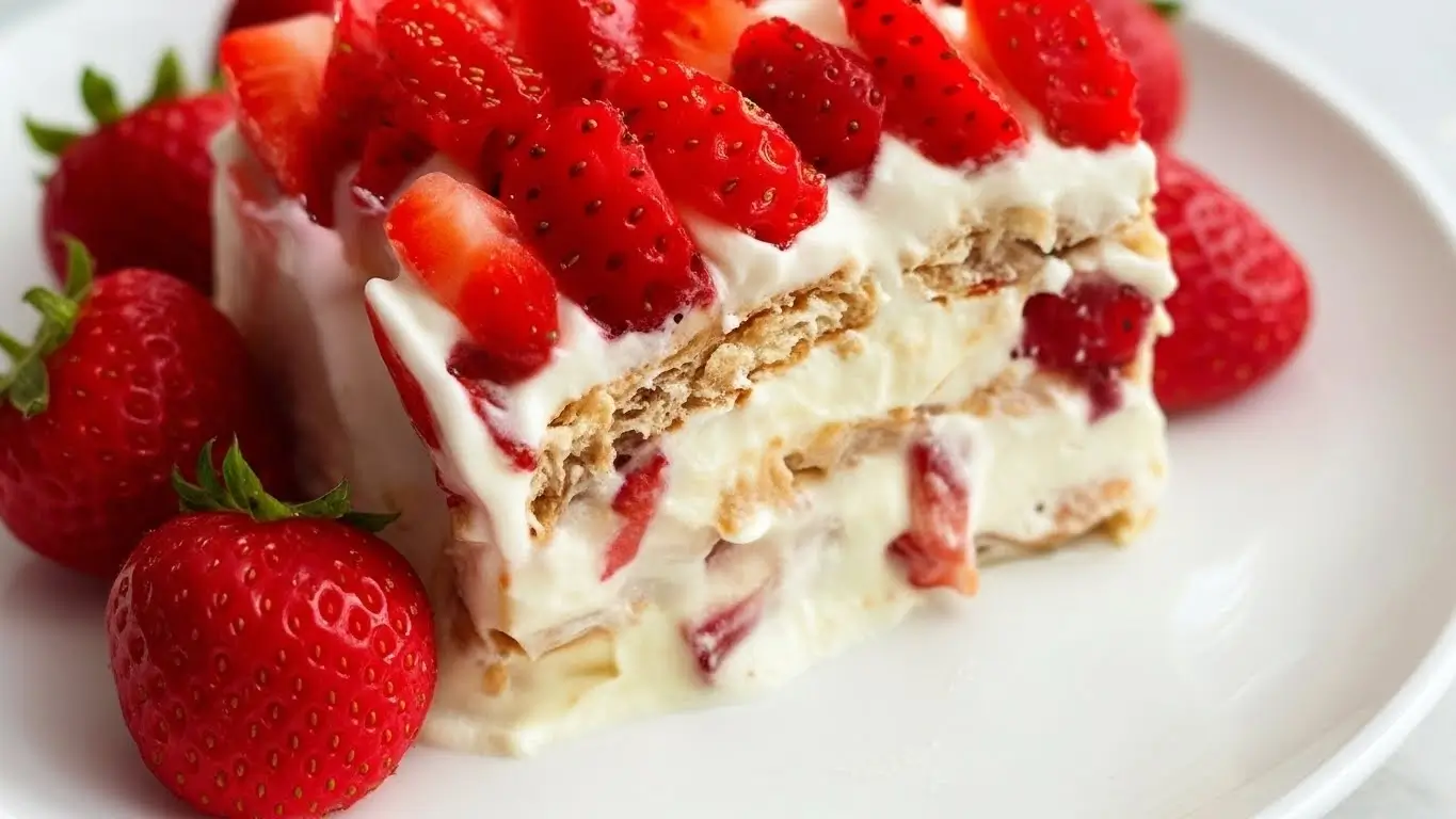 Strawberry Icebox Cake