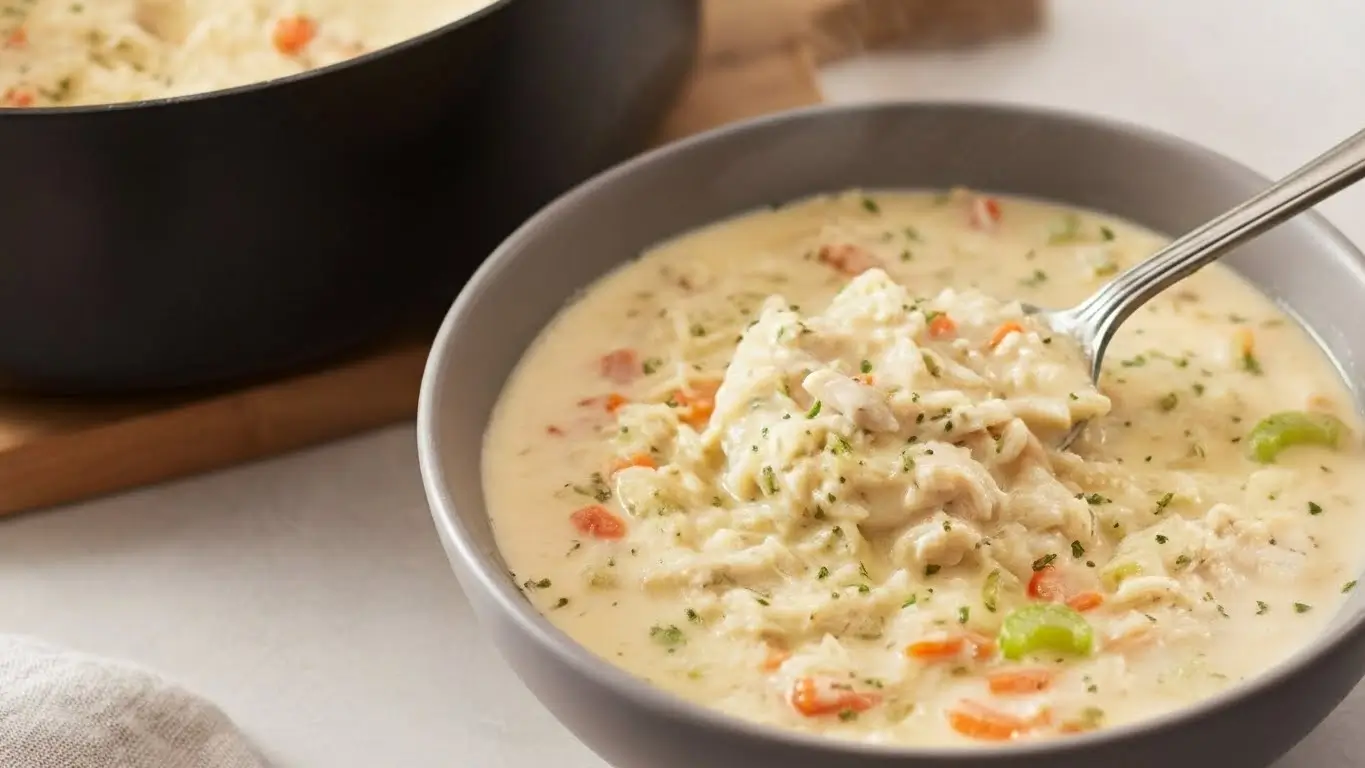 Creamy Chicken and Rice Soup