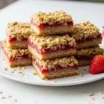 Healthy Strawberry Oatmeal Bars