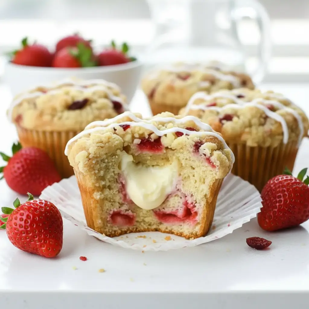 Strawberry Cream Cheese Muffins
