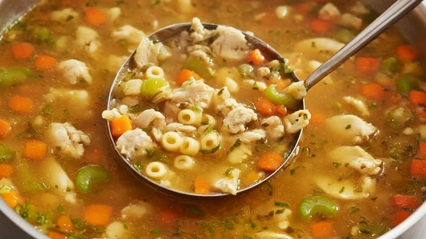 Cold Fighting Chicken Noodle Soup